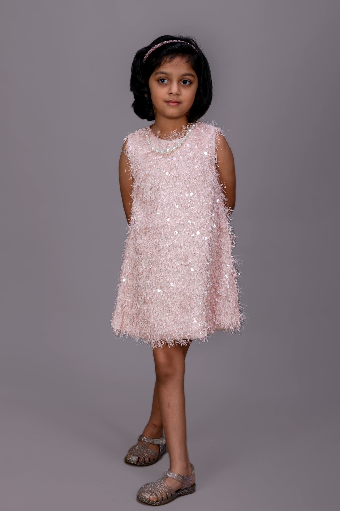 Fringe Pink Dress