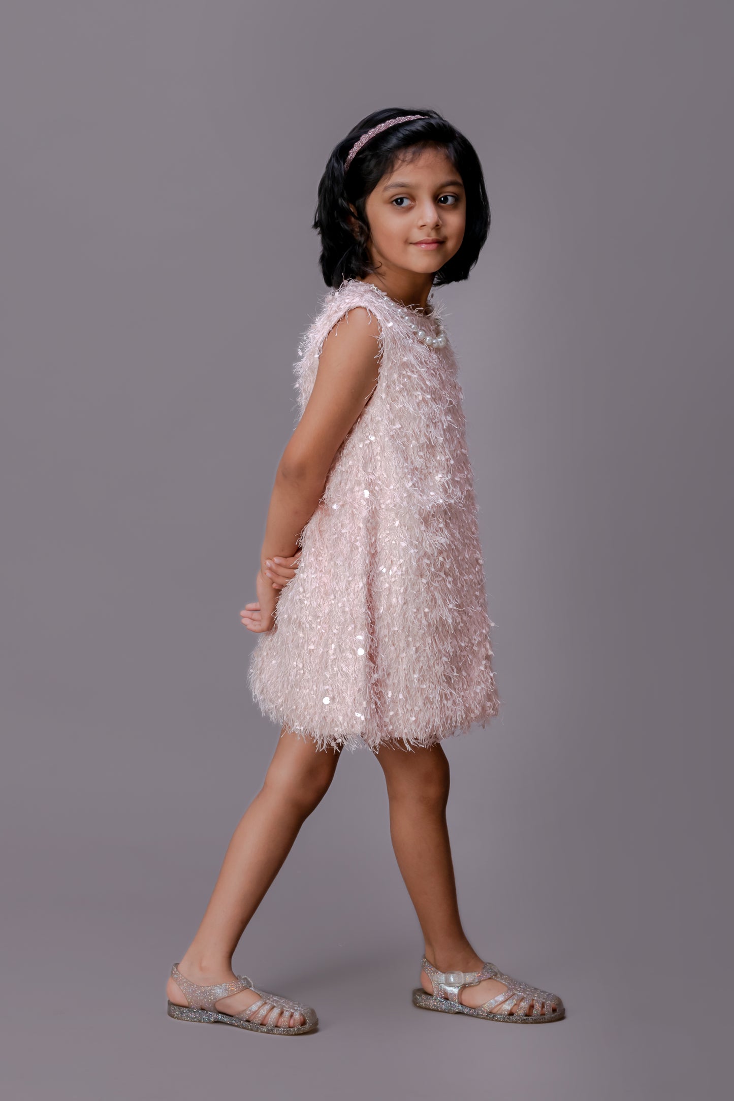 Fringe Pink Dress