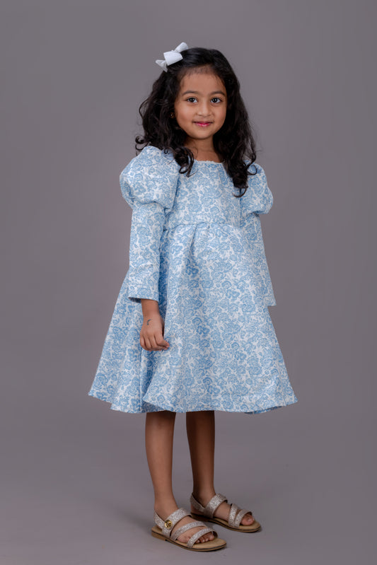 Puff Sleeves Dress